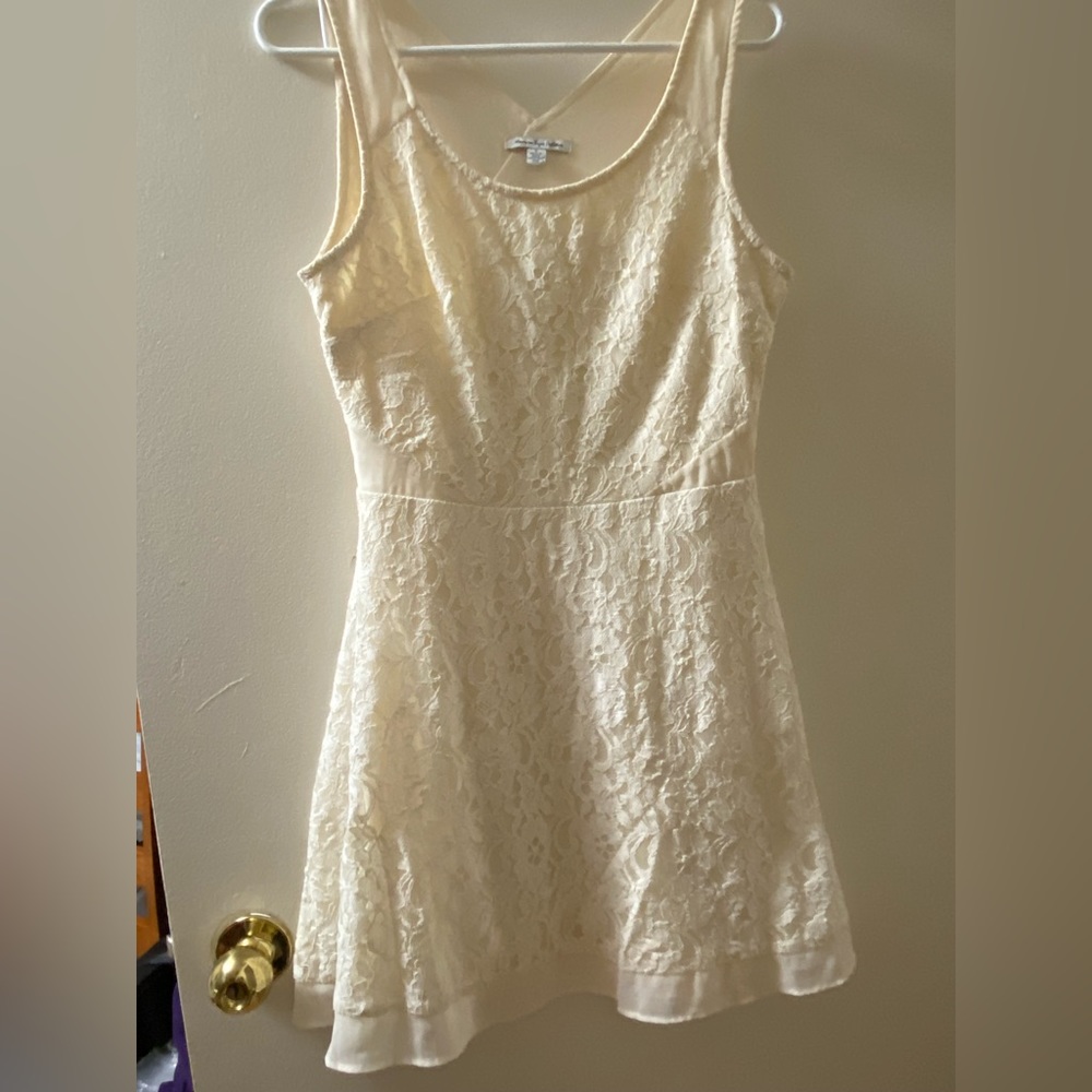 American eagle outfitters white dress size 6